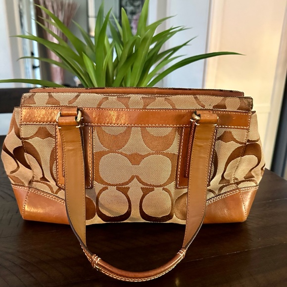 Vintage Coach Signature Handbag - Picture 6 of 13